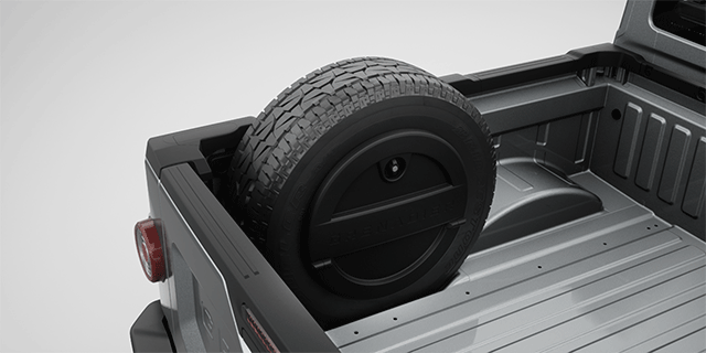 Spare wheel Lockable storage box